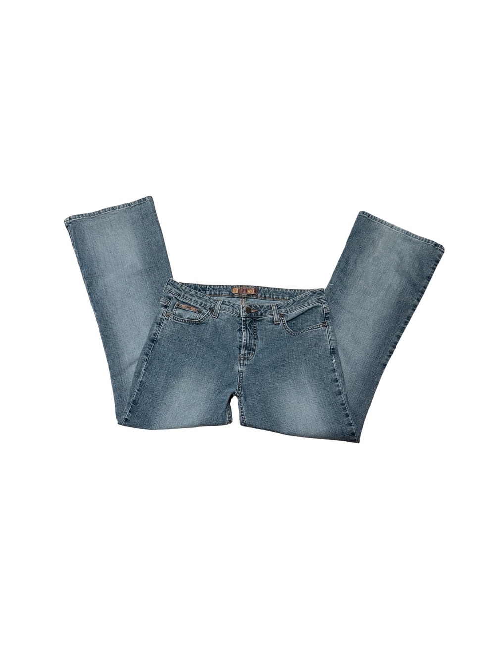 Y2K lei Women's Light Blue flare Jeans